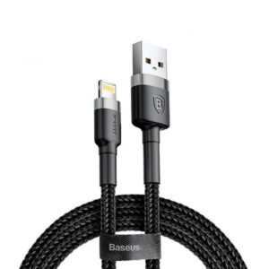 Baseus Cafule 1M Nylon Braided Cable USB To Lightning QC3.0 2.4AÂ -CALKLF-BG1
