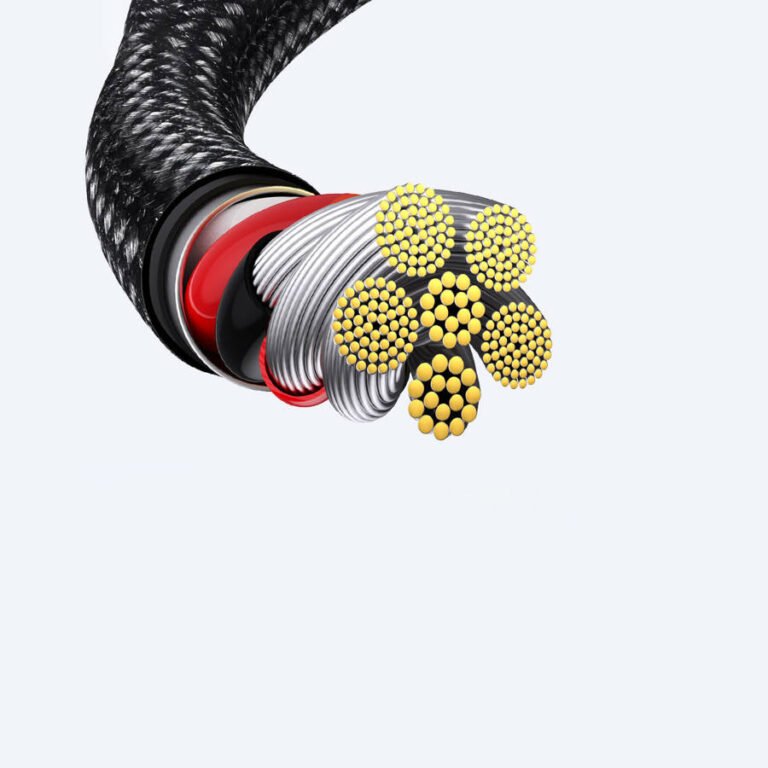Baseus Tungsten Gold 2M USB- A to Type-C 100W Fast Charging Cable - Black - Image 4