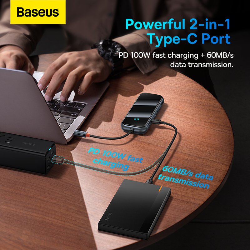 Baseus 8-Port AcmeJoy Series Type-C Hub - Image 3