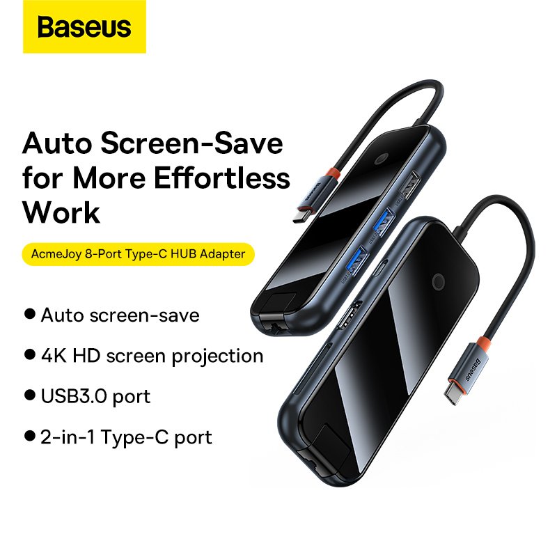 Baseus 8-Port AcmeJoy Series Type-C Hub - Image 4