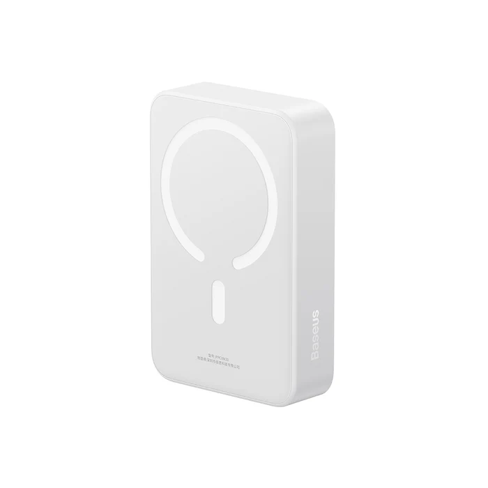 Baseus Magnetic Mini 20000mAh 20W Wireless Fast Charge Power Bank - White - Image 2