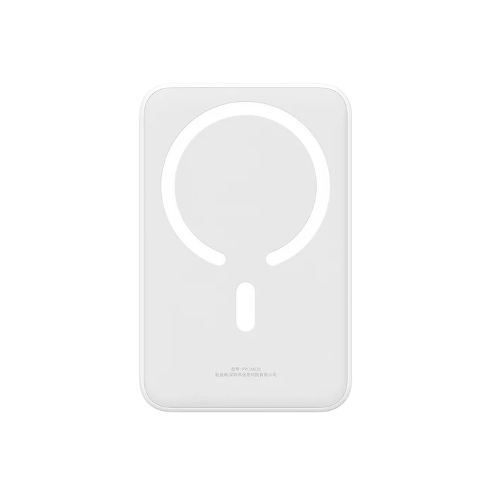 Baseus Magnetic Mini 20000mAh 20W Wireless Fast Charge Power Bank - White - Image 3
