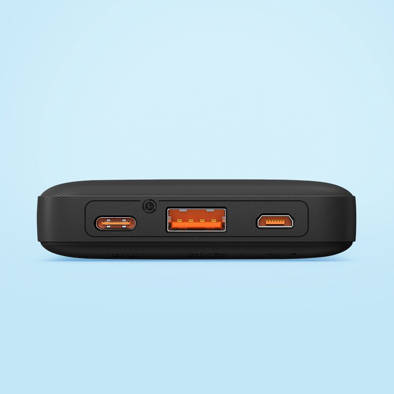 Baseus Airpow 10000mAh 20W Fast Charge Power Bank Black - PPQD090001 - Image 2