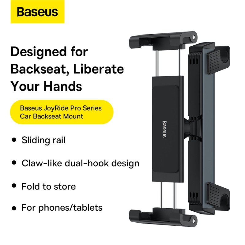 Baseus JoyRide Pro Backseat Car Mount Black – SUTQ000001 - Image 2