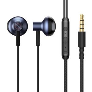 Baseus Encok H19 Wired 3.5mm Earphone Black- NGH19-01