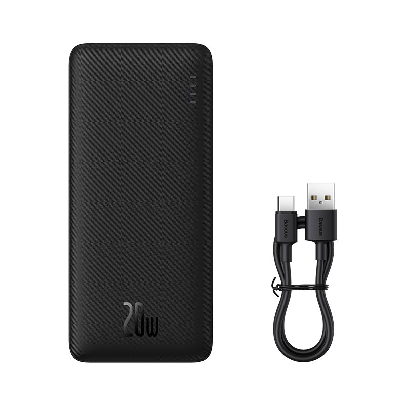 Baseus Airpow 10000mAh 20W Fast Charge Power Bank Black - PPQD090001 - Image 3