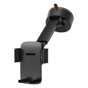 Baseus Easy Control Clamp Car Mount Holder Pro (Suction Cup Version) Black – SUYK020001