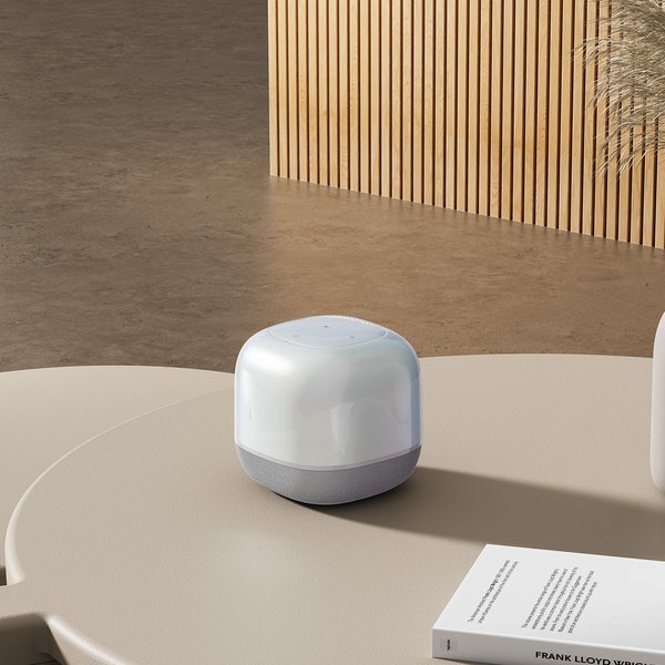 Baseus AeQur V2 Wireless Speaker - White - Image 2