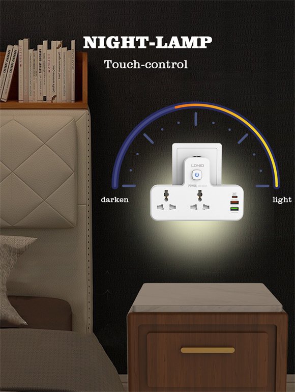 LDNIO 2 AC Outlets Portable Extension Power Socket – SC2311 - Image 5