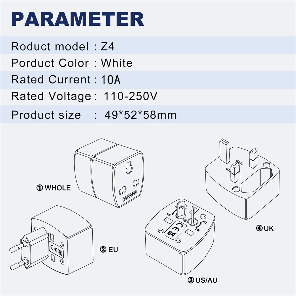 LDNIO Z4 Universal Plug Adapter - Image 6