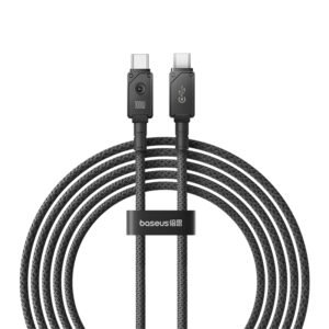 Baseus Unbreakable Series 2m 100W Type-C to Type-C Fast Charging Cable - Cluster Black (P10355800111-01)