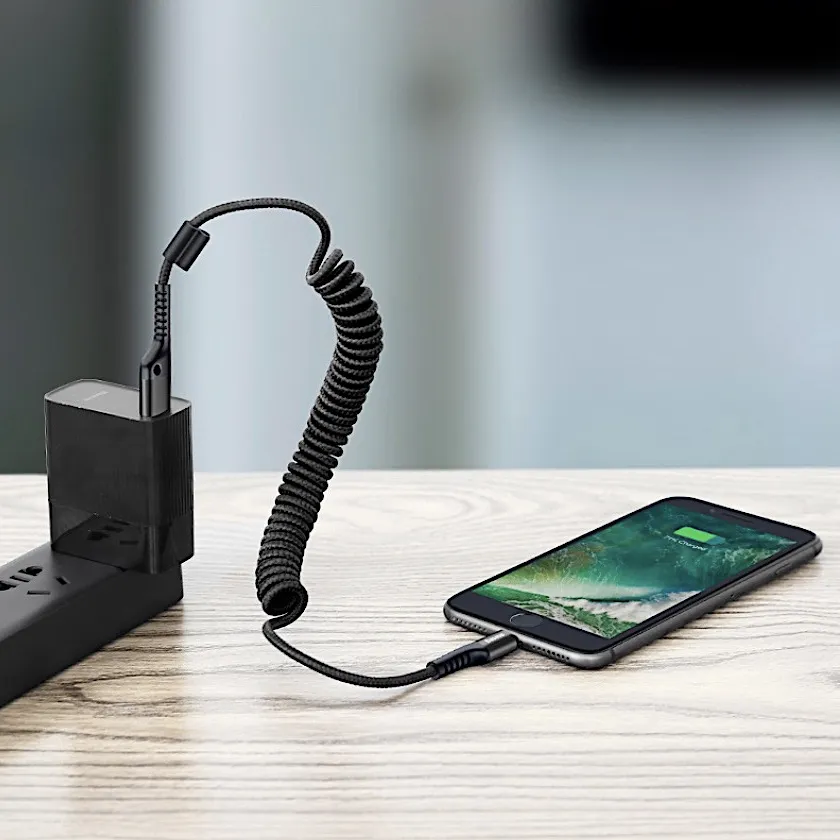 Baseus Fish-eye Spring 1M USB to Type-C Data Cable - Image 5