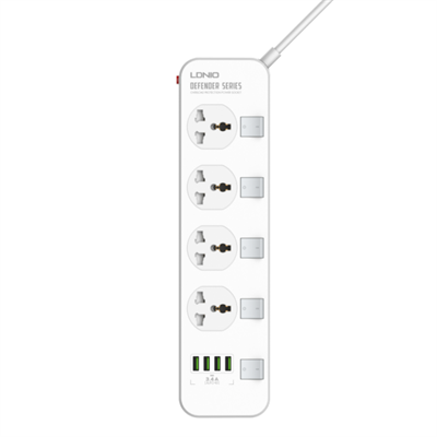 LDNIO 4 AC Outlets Universal Power Strip - SC4408 - Image 2
