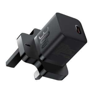 Baseus GaN5 1C 30W Mini Fast Charger UK Pin - Black (P10110906113-00)