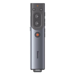 Baseus Orange Dot AI Wireless Presenter (Red Laser with Smart Voice Recording, Real Time Voice Translation) - WKCD020013