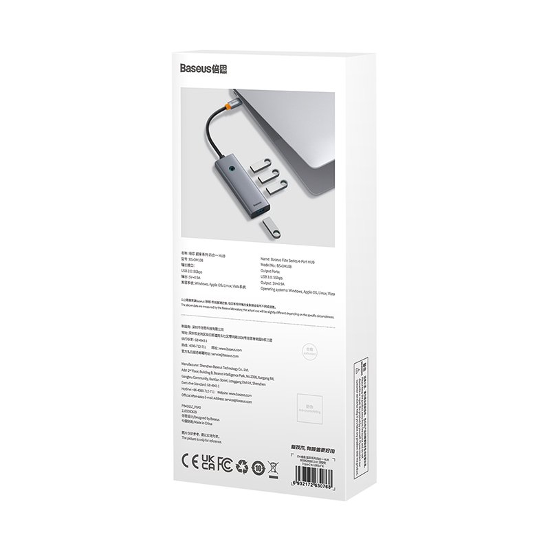 Baseus Flite Series 4-Port Type-C Hub - Image 10