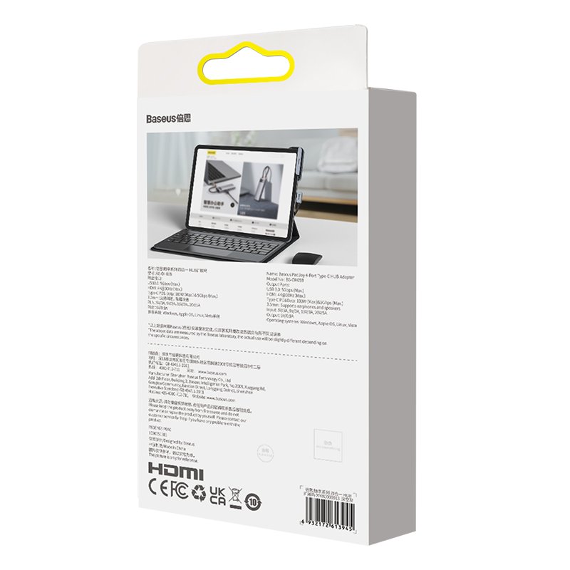 Baseus 4-Port PadJoy Series Type-C Hub - Image 12