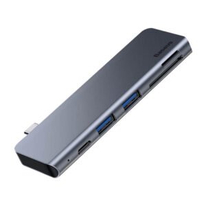Baseus Harmonica 5-in-1 Type-C Hub Adapter - Grey