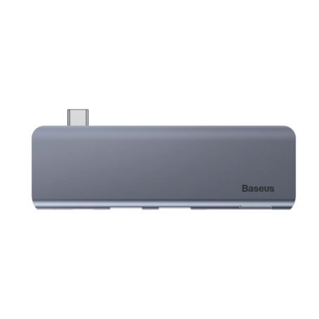 Baseus Harmonica 5-in-1 Type-C Hub Adapter - Grey - Image 5