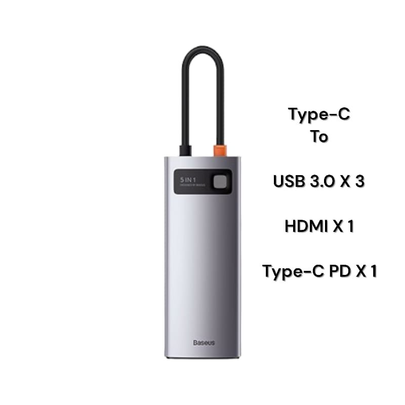 Baseus Star Joy Series 5-in-1 Multifunctional Type-C Hub Docking Station