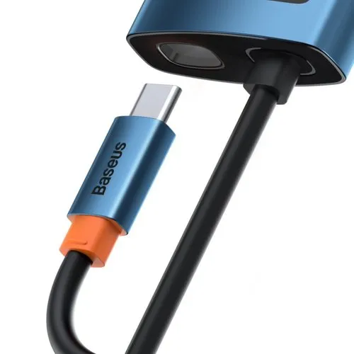 Baseus Gleam Series 6-in-1 Type-C Hub Multifunctional Metal Docking Station - Image 5