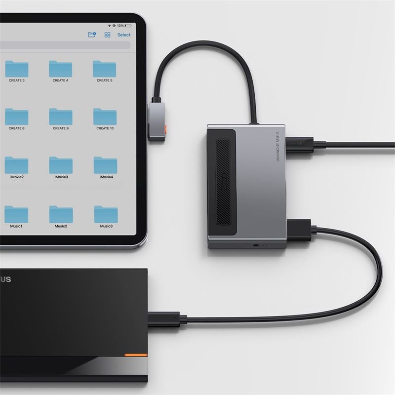 Baseus 6-in-1 Magic Multifunctional Type-C Hub - Image 5