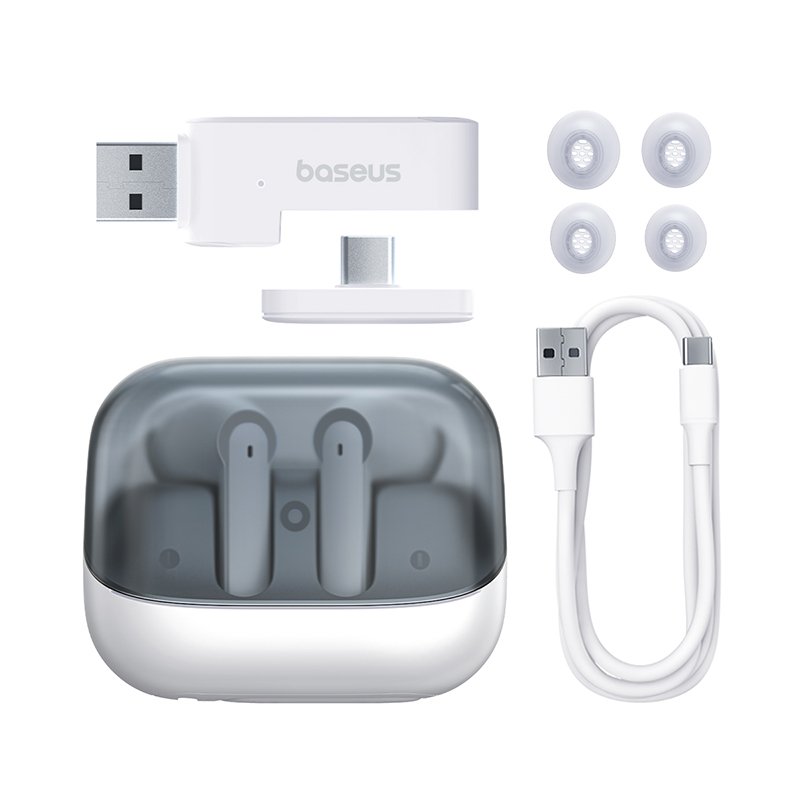 Baseus AeQur G10 True Wireless Earphones – Stellar White - Image 6