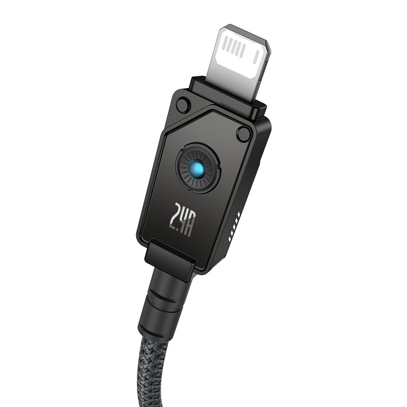 Baseus Unbreakable Series 1m USB to Lightning 2.4A Fast Charging Cable - Image 3