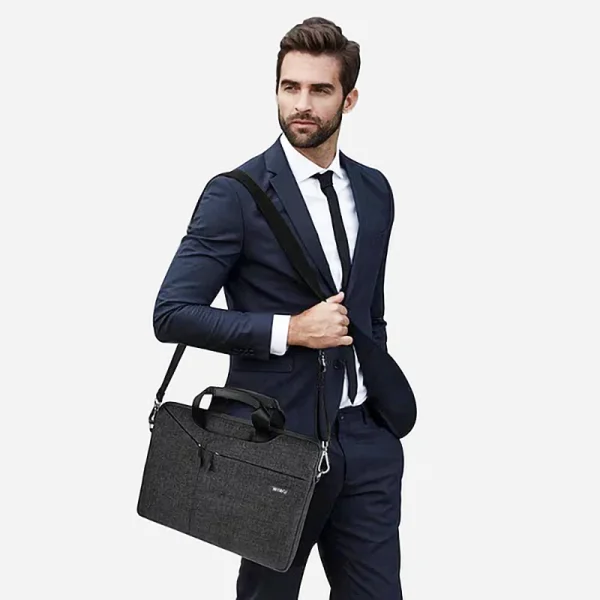 WIWU City Commuter 15.6 Inch Bag For Laptop/ Ultrabook – Black - Image 6