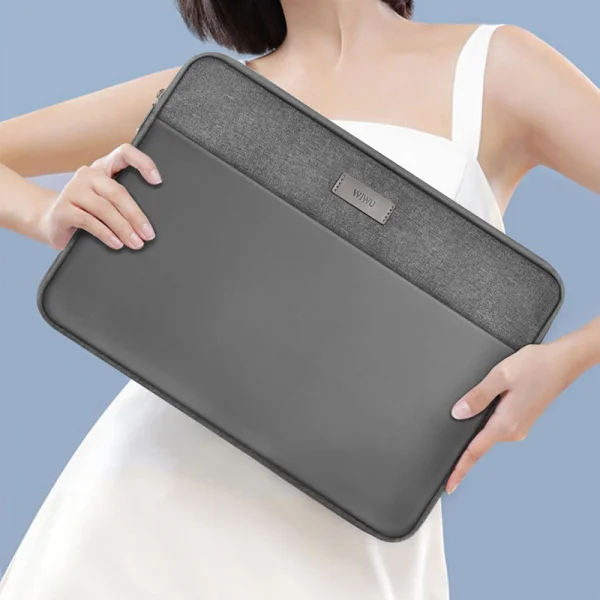 WIWU Minimalist 14 Inch Laptop Sleeve – Grey - Image 5