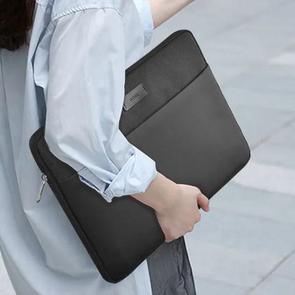 WIWU Minimalist 14 Inch Laptop Sleeve – Black - Image 5
