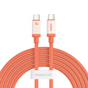 Baseus 0℃ Series 100W 2m Type-C to Type-C Fast Charging Data Cable - Canyon Coral (P10368800731-00)
