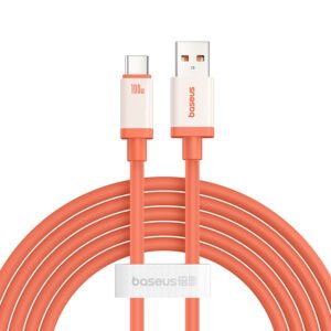 Baseus 0℃ Series 100W 2m USB to Type-C Fast Charging Data Cable – Canyon Coral (P10368801731-01)