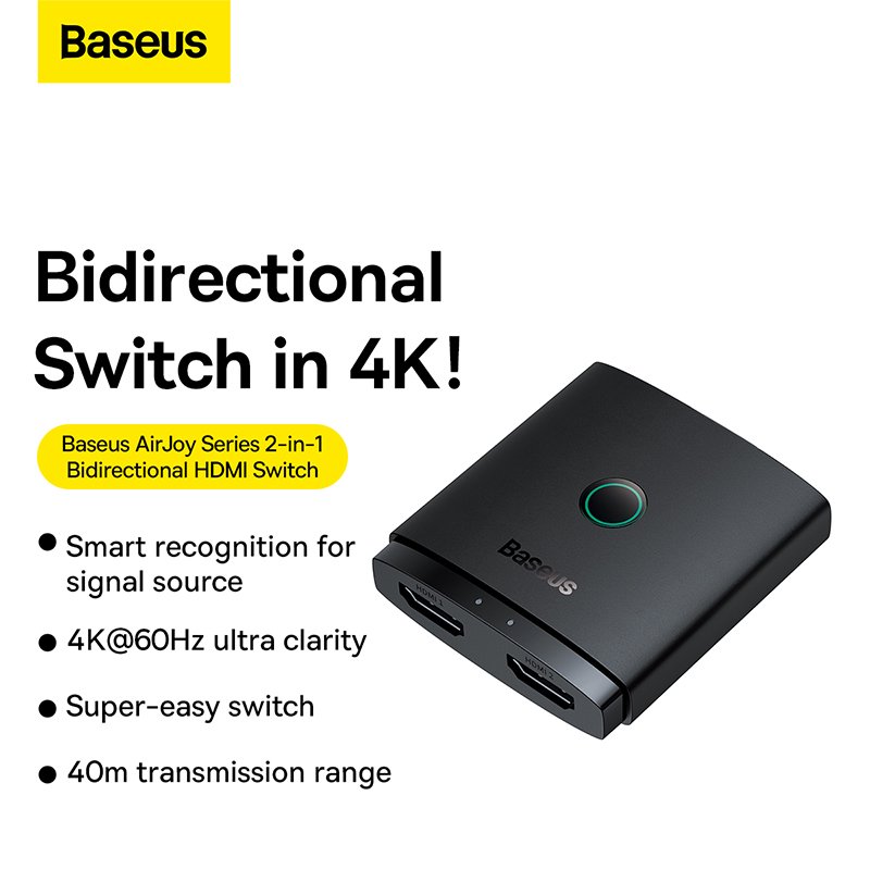 Baseus AirJoy Series 2-in-1 Bidirectional HDMI Switch - Image 8