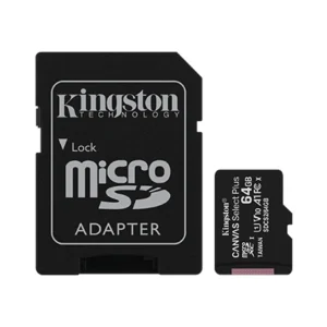  Kingston Canvas Select Plus Class10 64GB Micro SD Card