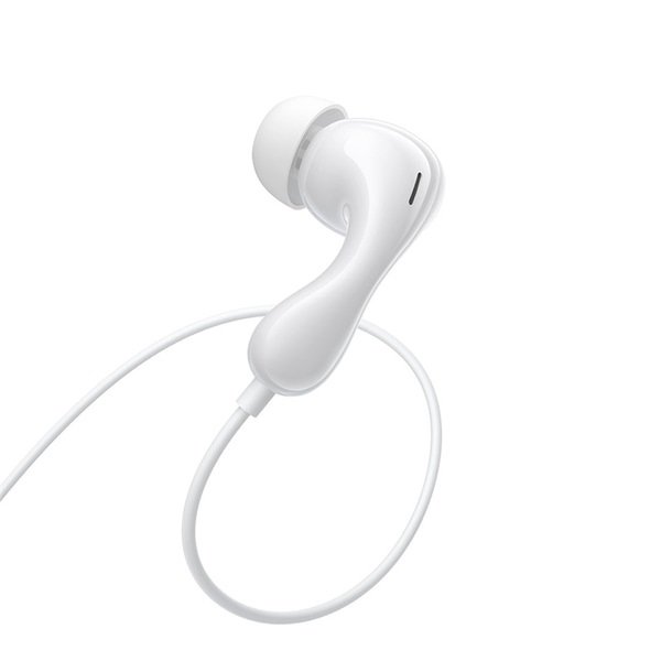 Baseus Encok CZ20 Wired Earphones – Moon White - Image 4