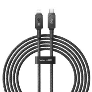 Baseus Unbreakable Series 20W 2m Type-C to Lightning Fast Charging Data Cable - Cluster Black  (P10355803111-00)