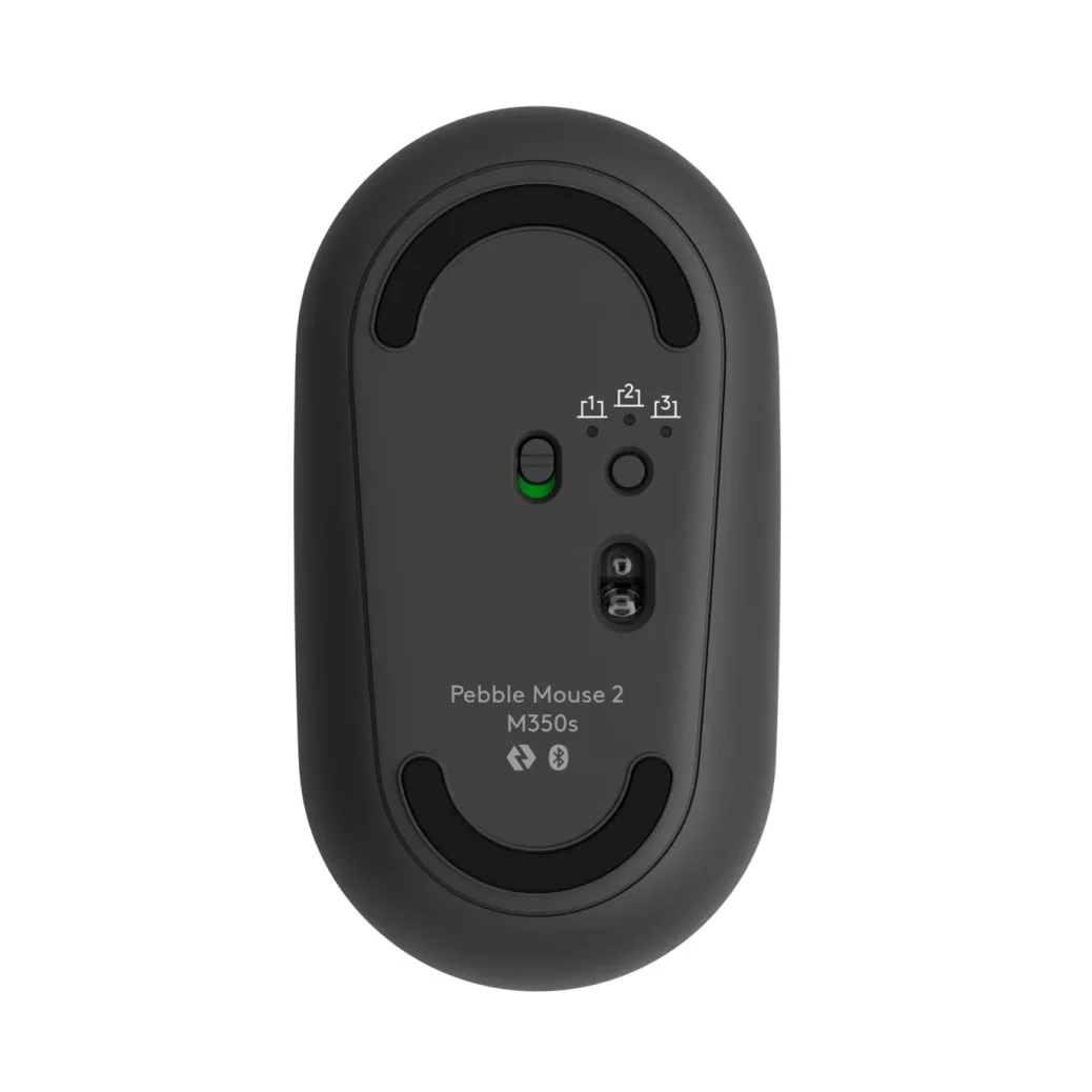 Logitech M350 Pebble Mouse - Black - Image 3