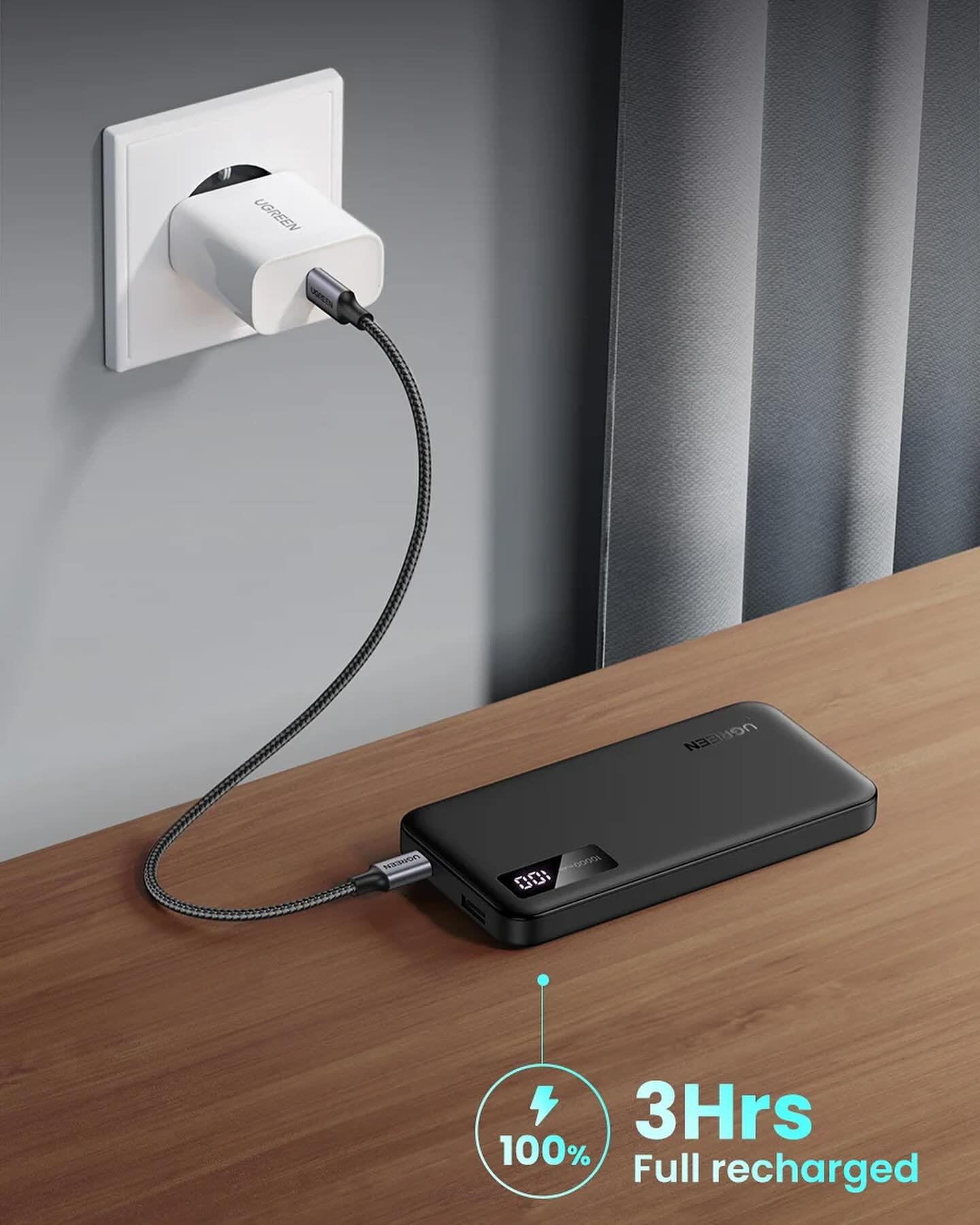 UGREEN 20W 10000mAh Two-way Fast Charging Power Bank - Image 5