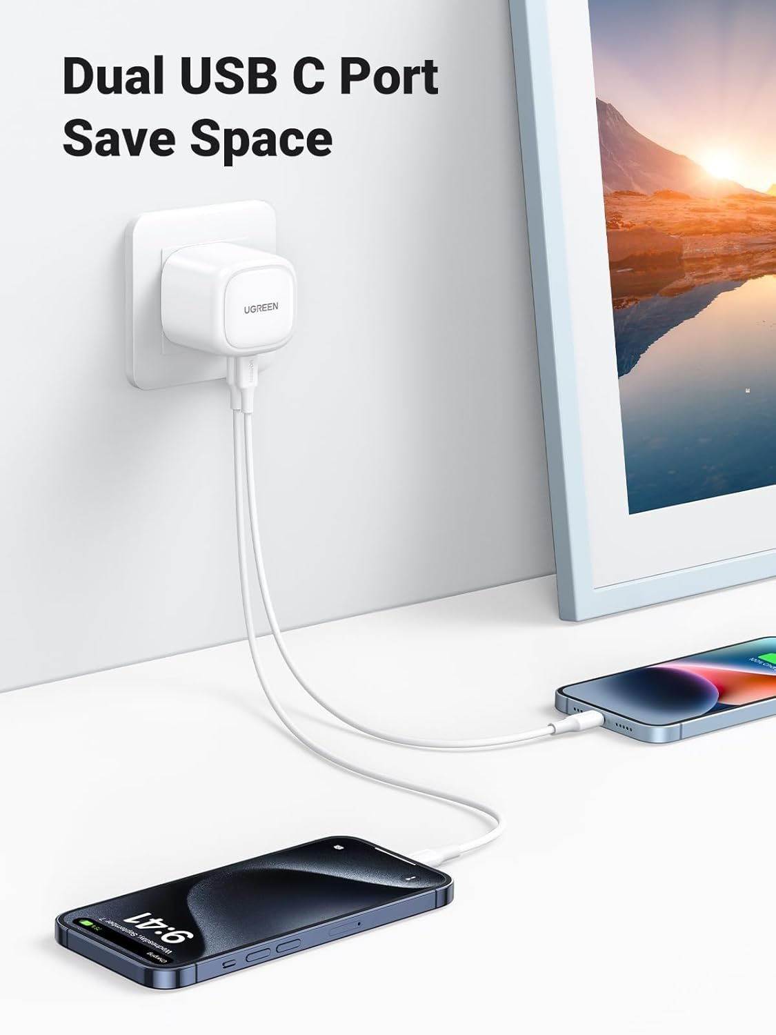 UGREEN 40W Dual Type-C Fast Charger - Image 5