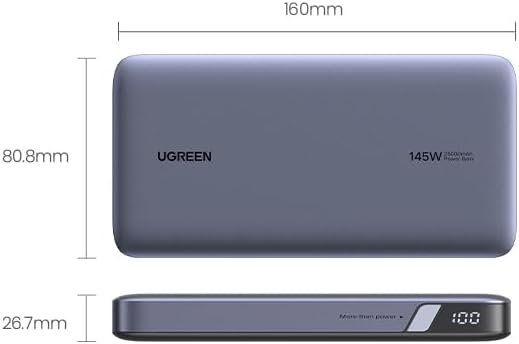 UGREEN 145W 25000mAh Two-way Fast Charging Power Bank - Image 4