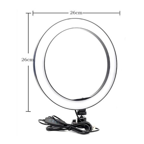 UGREEN Selfie Ring Light 26cm (Without Stand) - Image 4