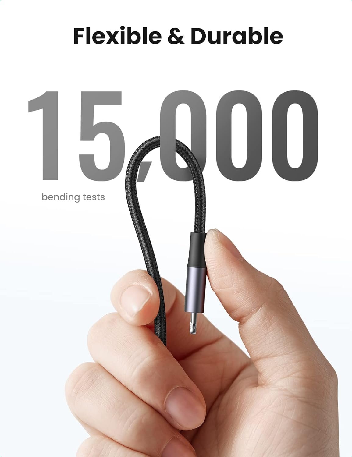 UGREEN 3A 1m Type-C to Lightning MFI Certified Cable - Image 6