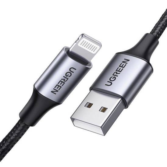 UGREEN 2.4A 1m USB to Lighting Cable - 20592 - Image 3