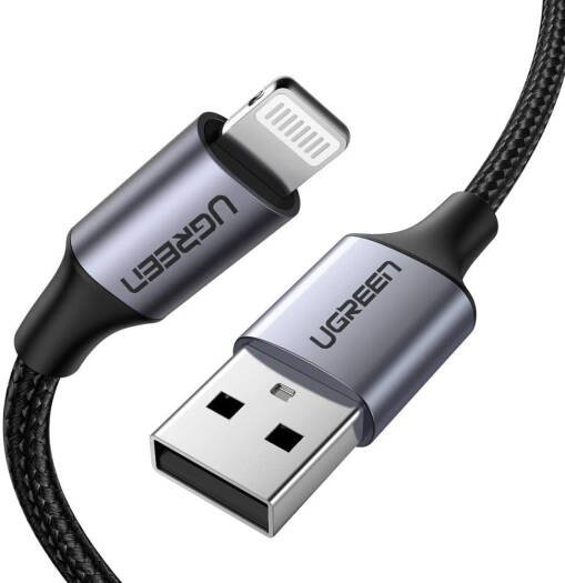 UGREEN 2.4A 1m USB to Lighting Cable - 20592 - Image 2