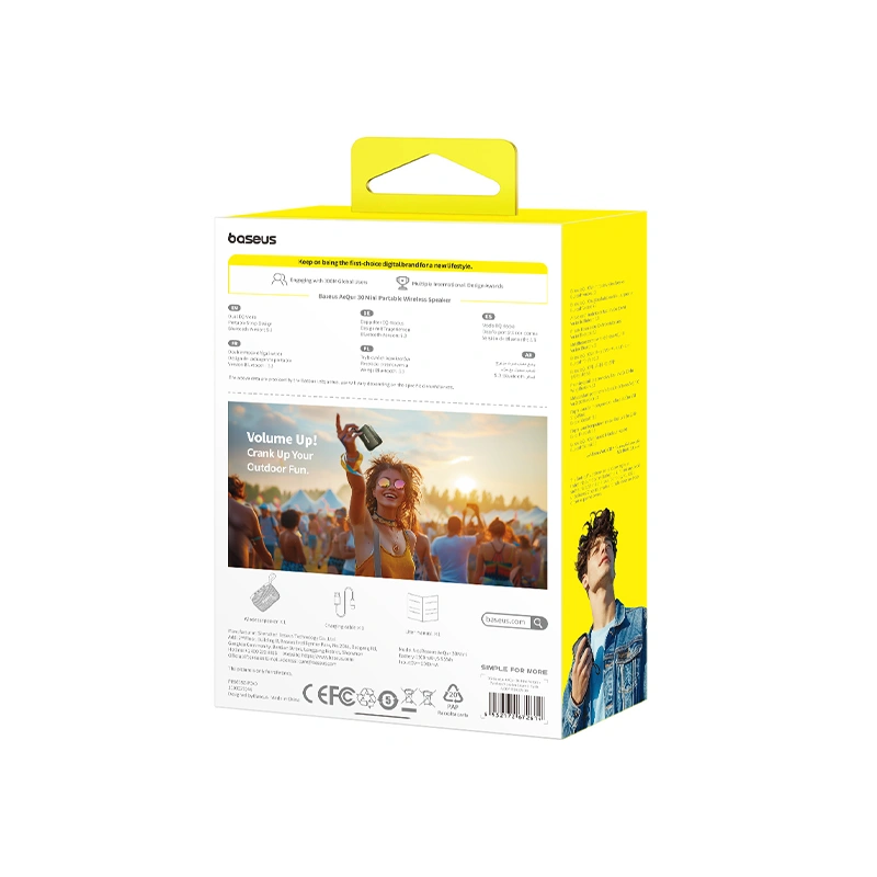 Baseus AeQur 30 Mini Wireless Speaker - Image 12