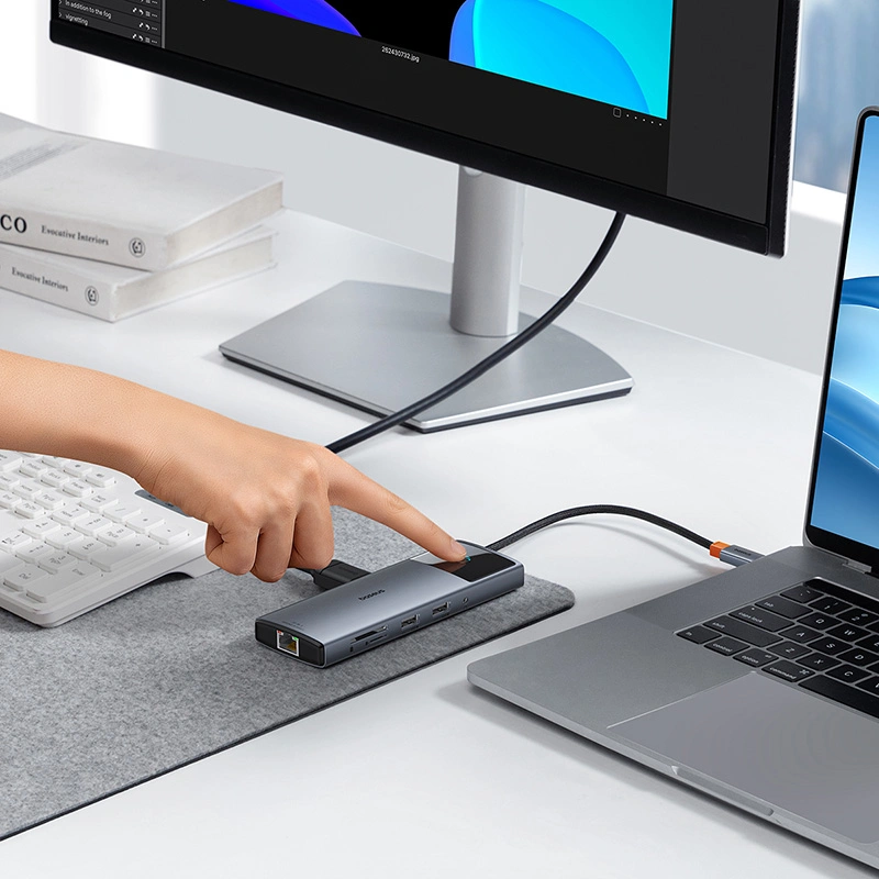 Baseus Metal Gleam Series-II 10-in-1 USB-C Hub - Image 10