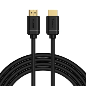 Baseus High Definition Series 3 Meter 4K HDMI To HDMI Adapter Cable – Black (CAKGQ-C01)