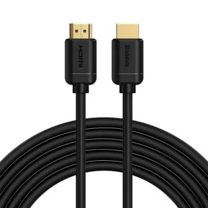 Baseus High Definition Series 5 Meter 4K HDMI To HDMI Adapter Cable – Black (CAKGQ-D01)