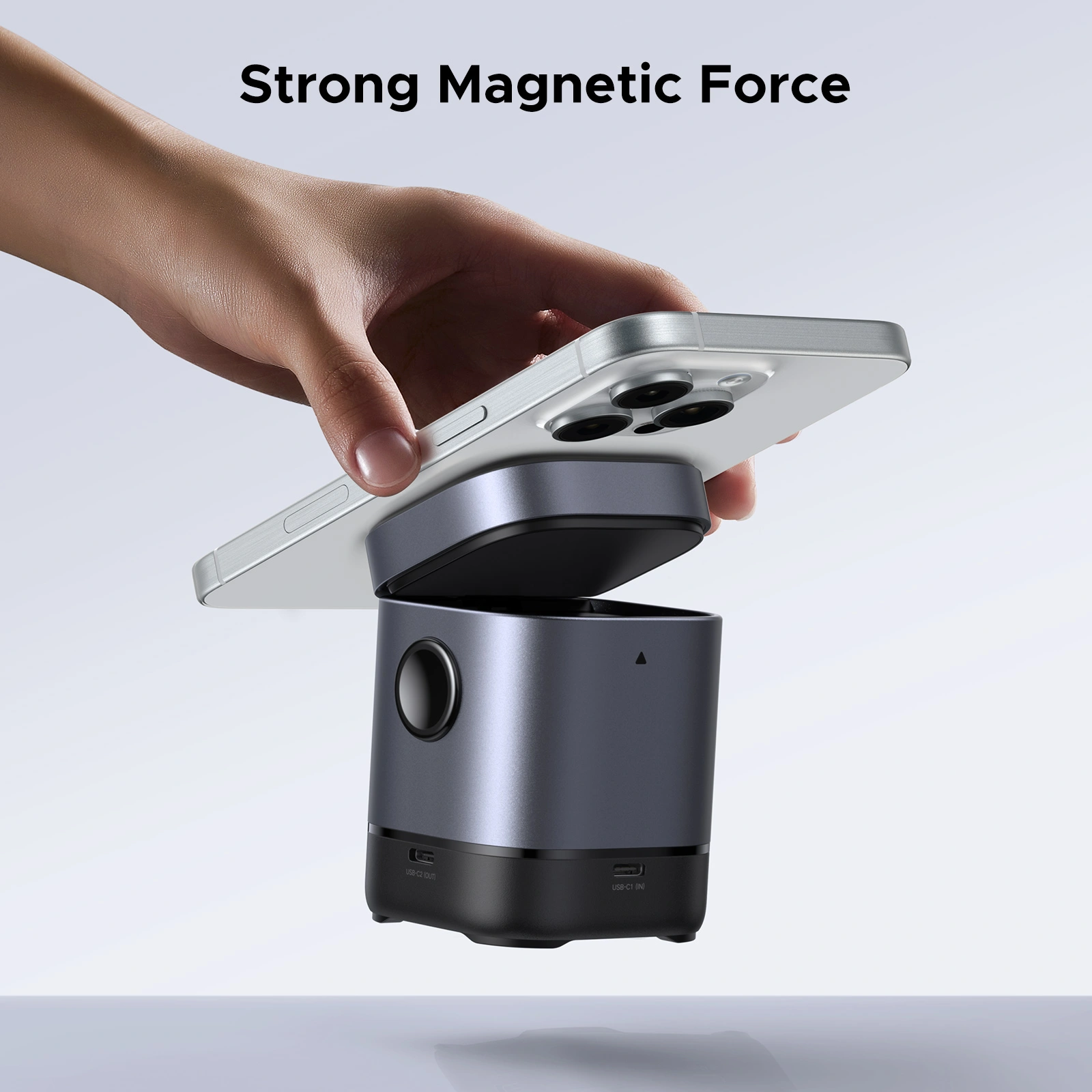 UGREEN 2-in-1 UNO Series Qi2 Magnetic Wireless Charger - Image 2
